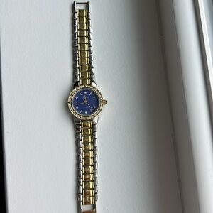 Capizio watches for young lady band 6” blue face works 4 interchangeable bezels
